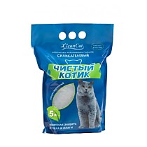 Чистый котик 5л силикагелевый 1/6