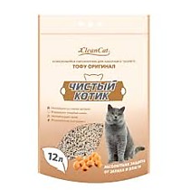 Чистый котик ТОФУ комкующийся оригинал 12л